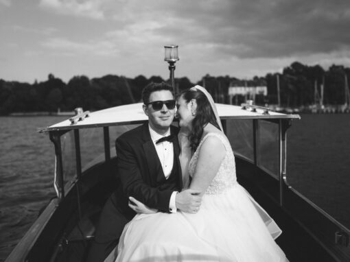 Hochzeit Villa Blumenfisch – Bootstrauung & Sonnenuntergang am Wannsee | Hochzeitsfotograf zwischen Potsdam & Berlin