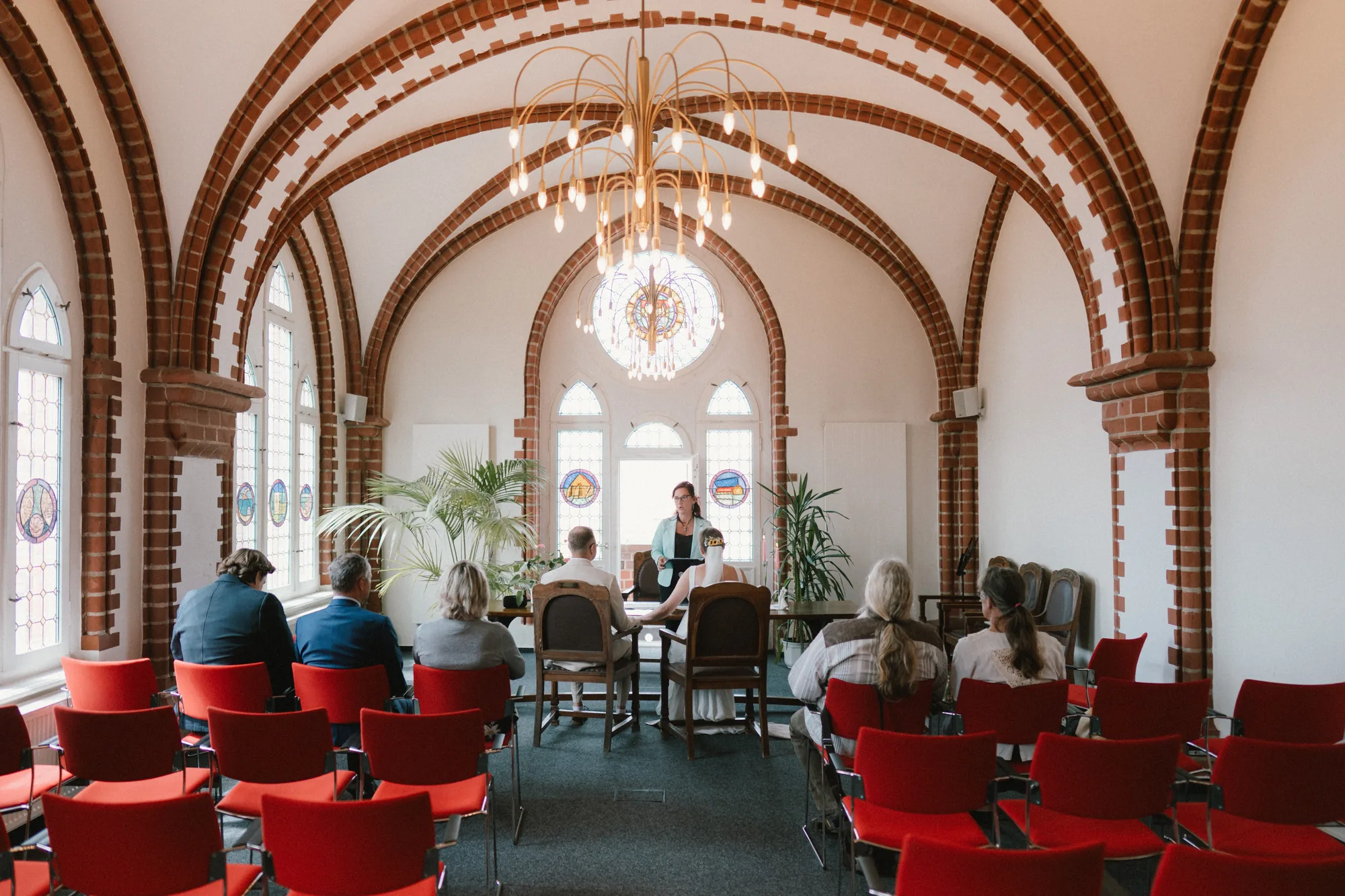 Hochzeitsfotograf Standesamt Unterspreewald Rathaus Golßen – Trauung im Gewölbesaal des Standesamts Unterspreewald in Gol